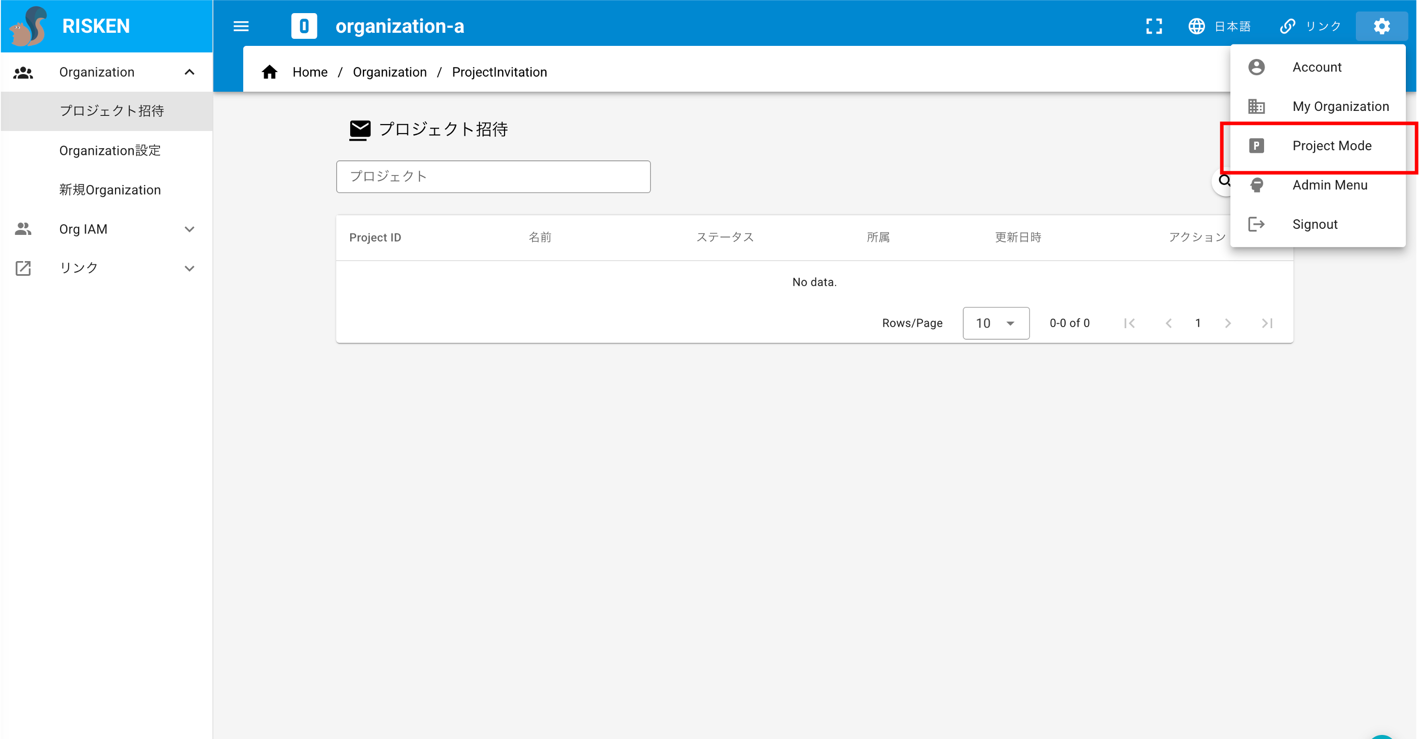 ProjectMode